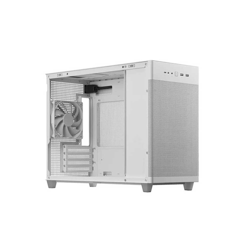 ASUS PRIME AP201 MICRO ATX MINI TOWER CABINET (WHITE) – PC Hub Shop