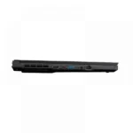 Side view of a black laptop showing left-side ports: hdmi, usb-c, usb 3. 0 (blue), ethernet, and vents.