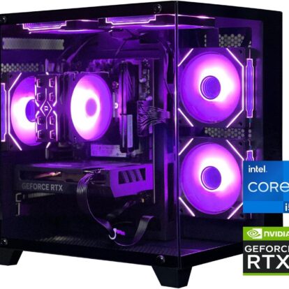 The flying penguin# Gaming PC Desktop INTEL Core i5 12400F 2.5 GHz, NVIDIA RTX 4060 8G DLSS 3, 32GB DDR4 RAM 3200MHz,1TB NVMe PCIe4.0, Wi-Fi6E, Windows 11 Home 64-bit