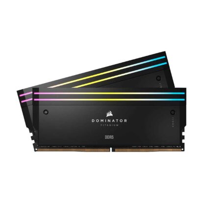 Corsair Dominator Titanium RGB 96Gb (2x48Gb) DDR5 6400Mhz CL32 Desktop RAM Black - CMP96GX5M2B6400C32