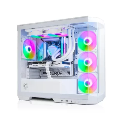 PROJECT ZERO AMD Ryzen 5 7600X RTX 4070 12GB White Desktop Pre Build PC