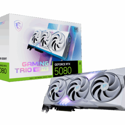 Msi Rtx 5080 Gaming Trio Oc White 16Gb GDDR7 Graphics Card