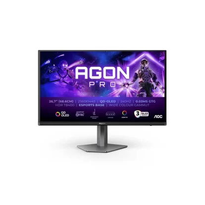 AOC AG276QZD2 27 Inch QD-OLED QHD Gaming Monitor (AG276QZD2)