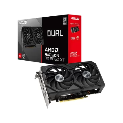 ASUS Dual Radeon RX 9060 XT 8G GDDR6 Graphics Card (DUAL-RX9060XT-8G)