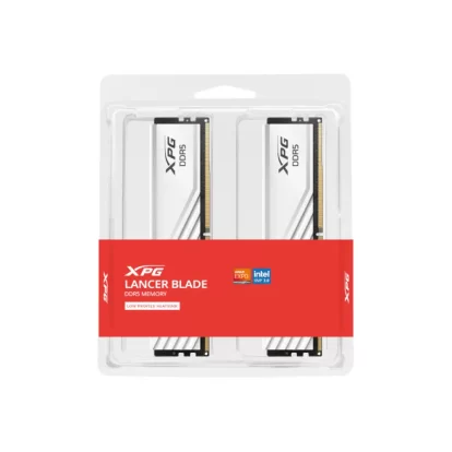 Adata XPG Lancer Blade 32GB (16GBx2) DDR5 6000MHz Desktop Ram White (AX5U6000C3016G-DTLABWH)