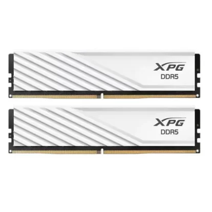 Adata XPG Lancer Blade 64Gb (32Gbx2) DDR5 6000MHz Desktop Ram (White) (AX5U6000C3032G-DTLABWH)