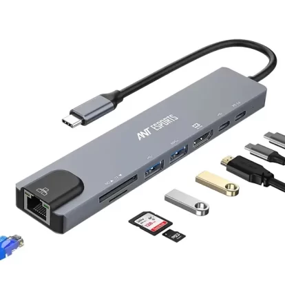 Ant Esports AEC810 8-In-1 Usb Type-C Docking Station (AEC810)