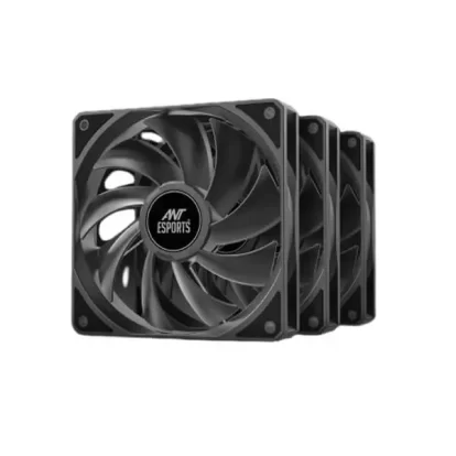 Ant Esports Darkflow Cabinet Fan Black (Triple Pack)