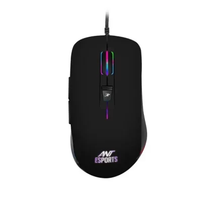 Ant Esports GM100 Rgb Gaming Mouse (Black) (GM100-RGB-BLACK)