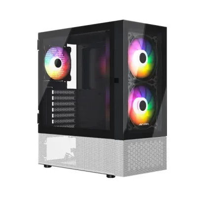 Ant Esports Pepper 5F Argb Atx Mid Tower Cabinet (Black) (PEPPER-5F-BLACK)