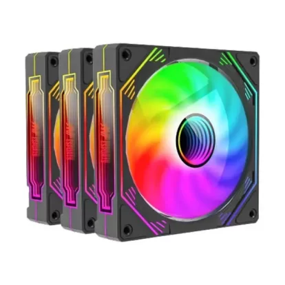 Ant Esports Sciflow Argb Cabinet Fan Black (Triple Pack)