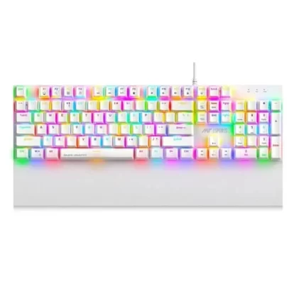 Ant Esports MK4100 RGB White Keyboard with Brown Switches