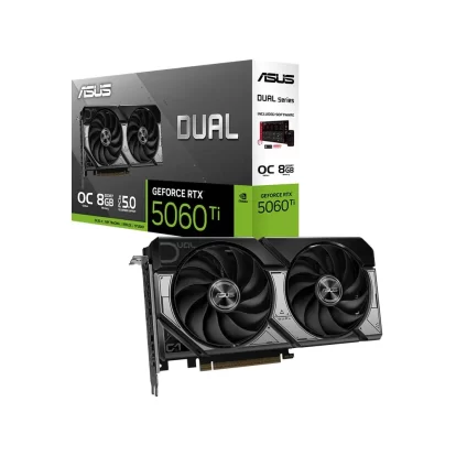 Asus Dual RTX 5060 Ti 8GB GDDR7 OC Edition Graphics Card (DUAL-RTX5060TI-O8G)
