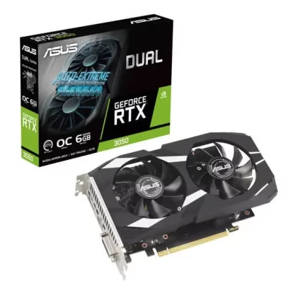 Asus Dual Rtx 3050 Oc Edition 6Gb Gaming Graphics Card (DUAL-RTX3050-O6G)