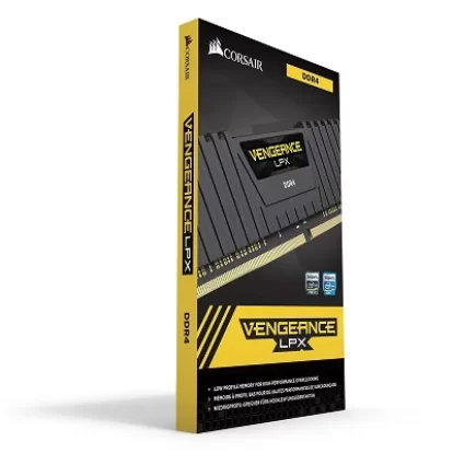 Corsair Vengeance Lpx 8Gb (1X8Gb) Ddr4 3200Mhz C16 Desktop Ram - Black (Cmk8Gx4M1E3200C16)