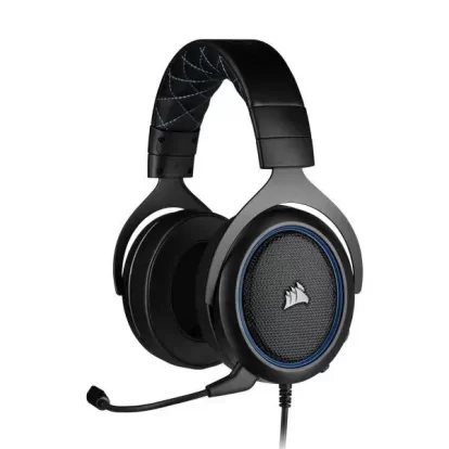 Corsair Hs50 Pro Stereo Over Ear Gaming Headset With Mic (Blue) (Ca-9011217-Ap)
