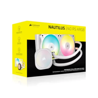Corsair Nautilus 240 RS ARGB Liquid CPU Cooler White (CW-9060094-WW)