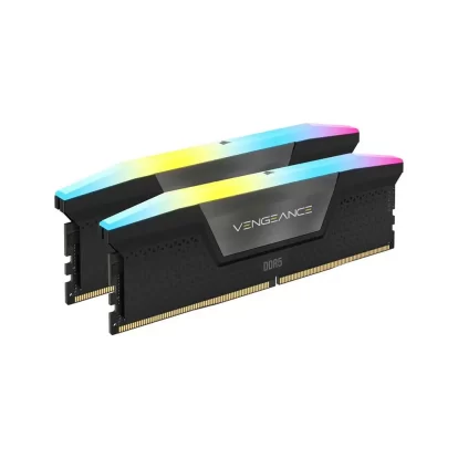Corsair Vengeance Rgb 96Gb (48Gbx2) Ddr5 6400Mhz Cl32 Desktop Ram Black (CMH96GX5M2B6400C32)