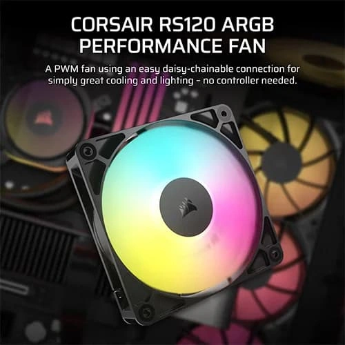 Corsairrs120argbblack120mmpwmcabinetfansinglepack1-n