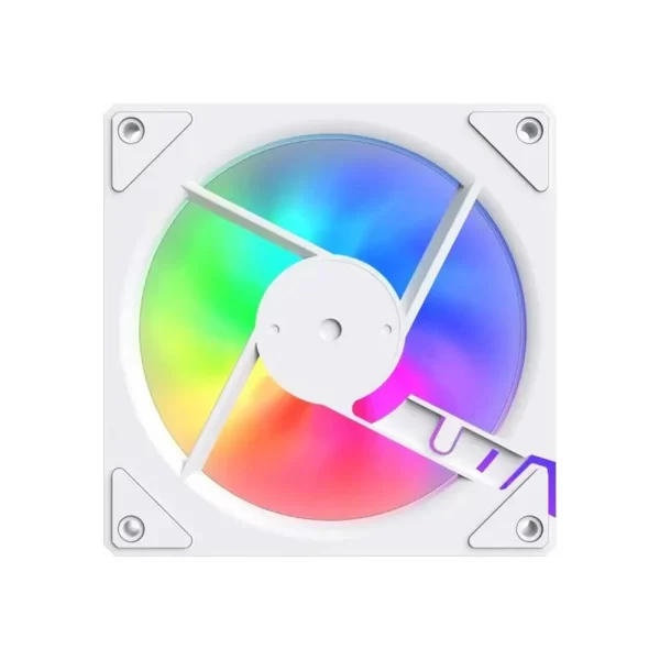 (新品未開封)DEEPCOOL CG530 ホワイトRGBファン付 DeepCool CG530 WH 120mm Cabinet Fan White (R-EDF120-WHAPP17-G-1)