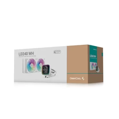 Deepcool LD240 WH RGB 240mm CPU Liquid Cooler (White) (R-LD240-WHDMMN-G-1)
