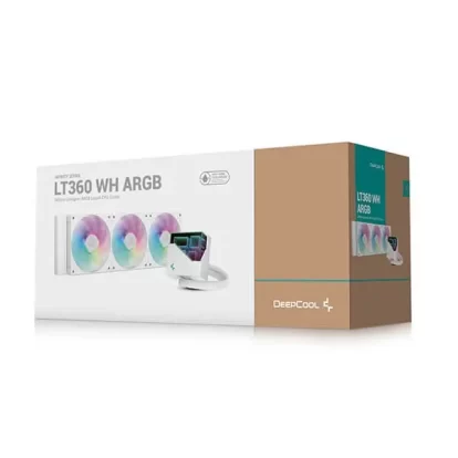 Deepcool LT360 Wh Argb Cpu Liquid Cooler (White) (R-LT360-WHAMNC-G-1)