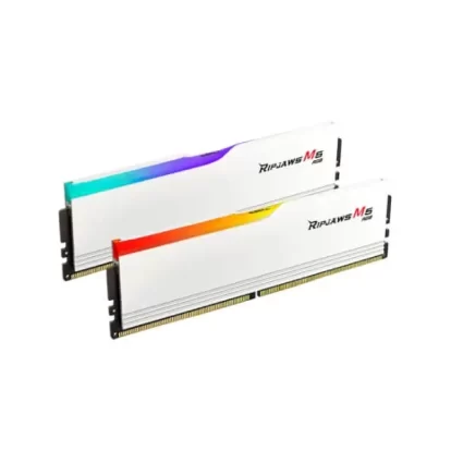 GSkill Ripjaws M5 RGB 32GB (16GBx2) DDR5 6000MHz Desktop RAM (White) (F5-6000J3636F16GX2-RM5RW)