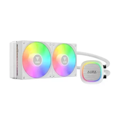 Gamdias Aura GL240 V2 Wh Argb Cpu Liquid Cooler (White) (AURA-GL240-V2-WH)
