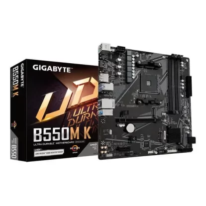 Gigabyte B550M K AM4 Micro ATX Motherboard (B550M-K)