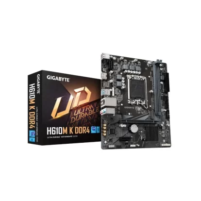 Gigabyte H610M K DDR4 LGA1700 Micro ATX Motherboard (H610M K DDR4)