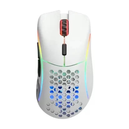 Glorious Model D Rgb Wireless Gaming Mouse (Matte White) (GLO-MS-DW-MW)