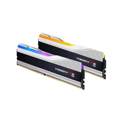 Gskill Trident Z5 Rgb 64Gb (32GbX2) Ddr5 6000Mhz Desktop Ram (White) (F5-6000J3636F32GX2-TZ5RW)
