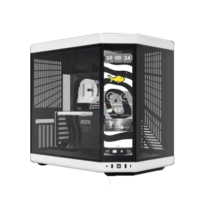 HYTE Y70 Touch Infinite (E-ATX) Mid-Tower Cabinet White-Black Panda(CS-HYTE-Y70TTI-WB)