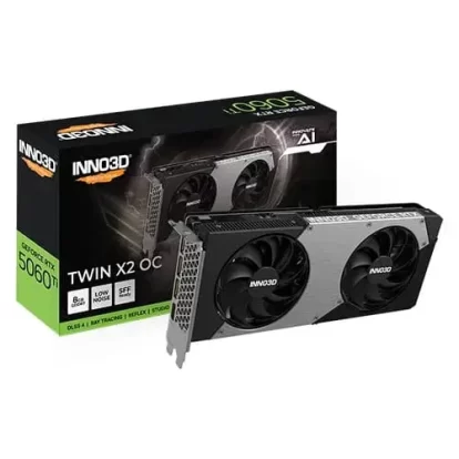 Inno3D RTX 5060 Ti Twin X2 OC 8GB GDDR7 Graphics Card (N506T2-08D7X-193075N)