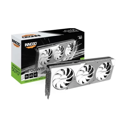 Inno3D Rtx 5070 Ti X3 OC White 16Gb GDDR7 Graphics Card (N507T3-16D7X-376068W)