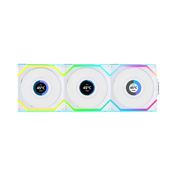 Lian-li-uni-fan-sl-wireless-lcd-3x120mm-reverse-blade-fan-kit-white-1-n