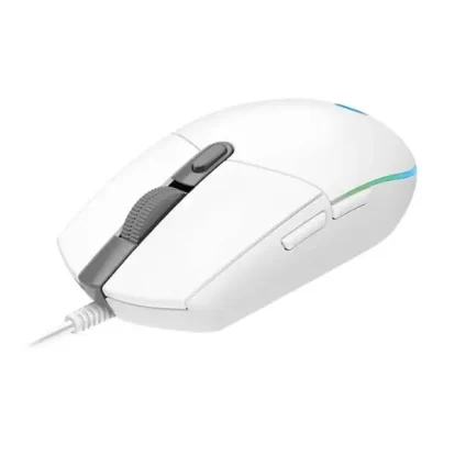 Logitech G203 Lightsync Rgb Wired Gaming Mouse (White) (910-005791)