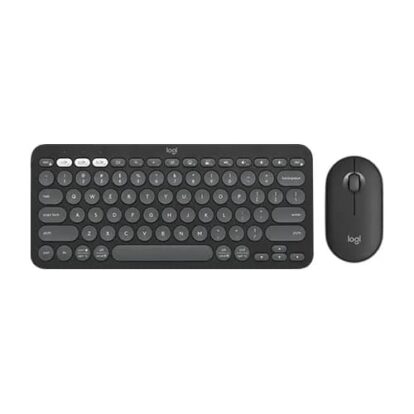 Logitech PEBBLE 2 Tonal Graphite Keyboard and Mouse Combo