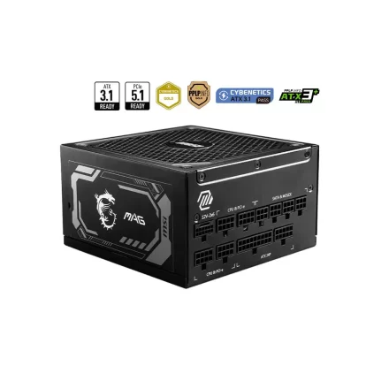 MSI MAG A1000GL 1000 Watt PCIe5 ATX 3.1 Power Supply