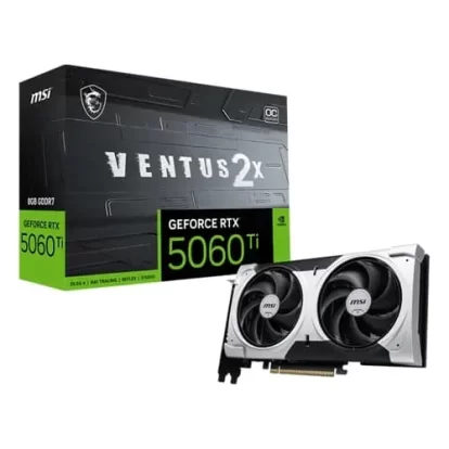 MSI RTX 5060 Ti Ventus 2X OC Plus 8GB GDDR7 Graphics Card (G506T-8V2CP)