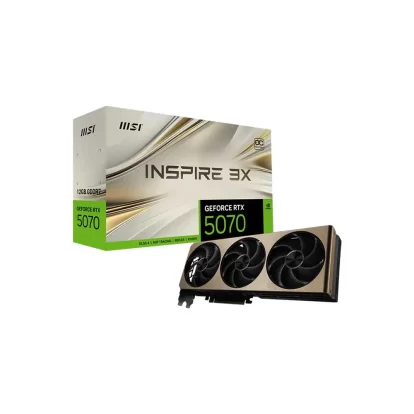 MSI RTX 5070 Inspire 3X OC 12GB GDDR7 Graphics Card (G5070-12I3C)