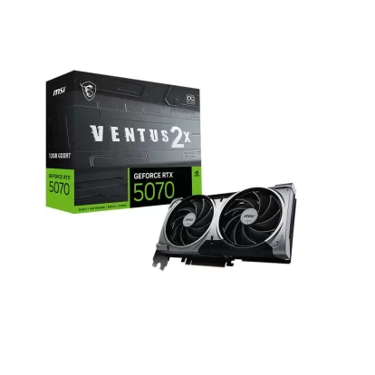 MSI RTX 5070 Ventus 2X OC 12GB GDDR7 Graphics Card (G5070-12V2C)