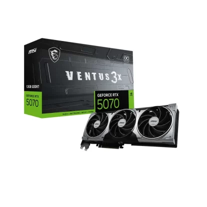 MSI RTX 5070 Ventus 3X OC 12GB GDDR7 Graphics Card (G5070-12V3C)
