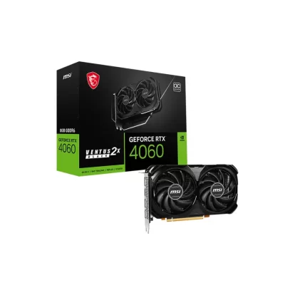 Msi Rtx 4060 Ventus 2X Black Oc 8Gb Graphics Card