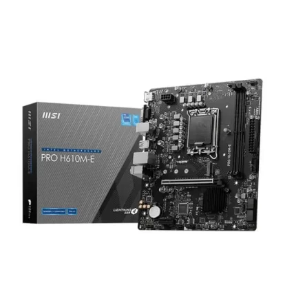 Msi Pro H610M-E Ddr5 Lga1700 Micro Atx Motherboard (PRO-H610M-E)