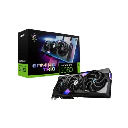 Msi GeForce Rtx 5080 Gaming Trio Oc 16Gb GDDR7 Graphics Card