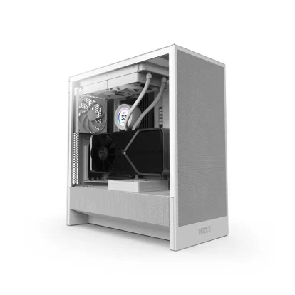 NZXT H5 Flow 2024 Edition E-ATX Mid Tower Cabinet White (CC-H52FW-01)