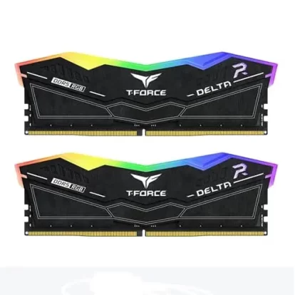 TeamGroup Delta RGB 32GB (16GBx2) DDR5 6000MHz Desktop RAM Black (FF3D532G6000HC30DC01)