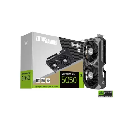 ZOTAC Gaming RTX 5050 Twin Edge OC 8GB GDDR6 Graphics Card (ZT-B50500H-10M)