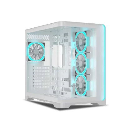 Ant Esports Crystal ARC ATX Mid Tower Cabinet White